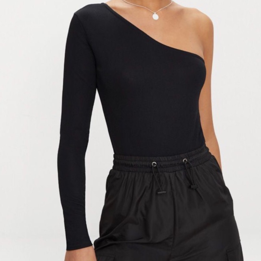 One shoulder bodysuit